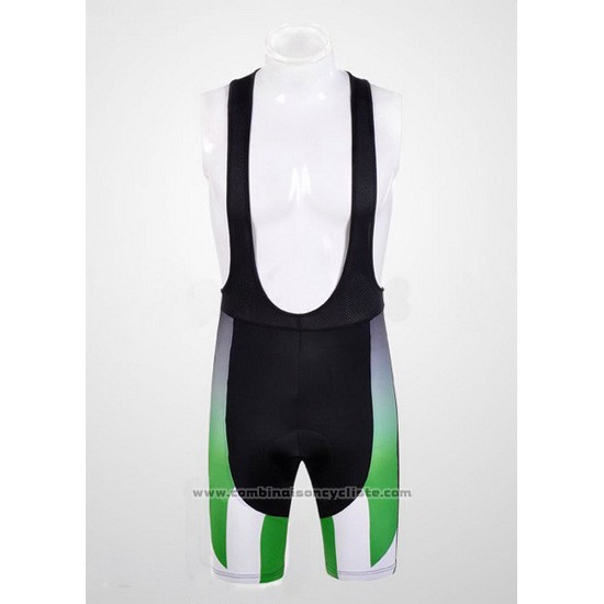 2012 Maillot Cyclisme Cannondale Noir et Vert Manches Courtes et Cuissard